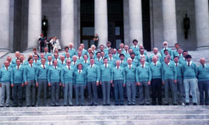 Brymbo Male Choir on their Florida Tour 1990